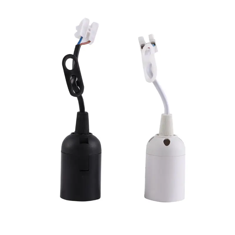 E27 European standard card lamp holder with terminal chandelier accessories with line lamp socket