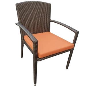 Muebles modernos y populares para balcón, <span class=keywords><strong>sillas</strong></span> de patio, muebles de jardín, silla de ratán para exteriores con cojín - Product Image 6
