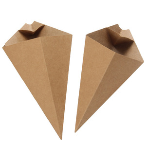 Disposable chicken rice flower box potato chip cone box