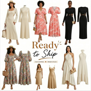 Vestidos de Verano de Manga Corta y Cuello Redondo, Modelo 2026.4, Hechos en China, Tallas Mixtas, Envío Aleatorio, Vestidos Casuales Holgados para Mujer - Product Image 1