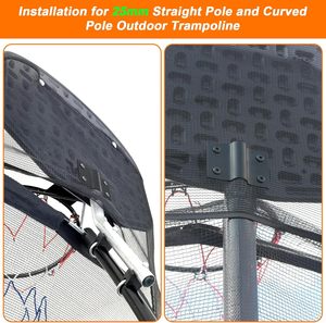 Cerceau de basket-ball facile à installer <span class=keywords><strong>avec</strong></span> mini <span class=keywords><strong>balle</strong></span> <span class=keywords><strong>et</strong></span> pompe pour garçons <span class=keywords><strong>et</strong></span> filles ajouter du plaisir <span class=keywords><strong>avec</strong></span> leur <span class=keywords><strong>trampoline</strong></span> - Product Image 4