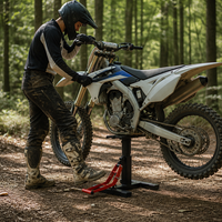 Plateforme élévatrice pour moto tout-terrain, table hydraulique à ciseaux, support pour moto tout-terrain, équipement de réparation robuste pour atelier et garage, ensemble d'outils