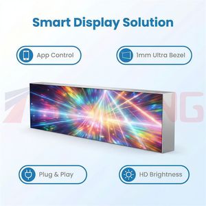 Panneau d'affichage LED commercial personnalisé pour mur, avec support vidéo, image et texte, pour magasin, bâtiment, publicité défilante - Product Image 3