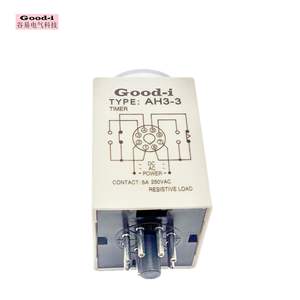 รีเลย์หน่วงเวลา Guyi AH3-3 พร้อมปุ่มหน่วงเวลาการเปิดเครื่องและฐานแบบเข็ม  รับประกันสามปี - Product Image 4