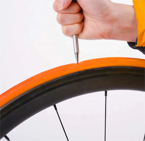 Cámara de Aire para Bicicleta de 45 mm con Válvula Francesa, Ultraligera, Color Naranja, para Bicicletas de Montaña de 26, 27.5 y <span class=keywords><strong>29</strong></span> Pulgadas, Fabricada en Material TPU - Product Image 3