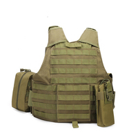Doublesafe personalizado Molle táctico de liberación rápida combate fantasma chaleco táctico placa verde portador armadura chaleco balístico