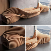Banc de luxe en bois massif avec section ventilée pour usage extérieur : parcs, gymnases, centres commerciaux, bars, entrées, supermarchés, patios et applications extérieures
