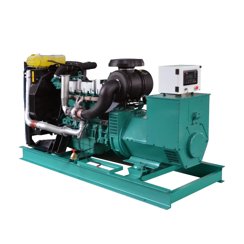 Alimentado por volvo penta motor diesel fábrica direta venda 80kw gerador elétrico