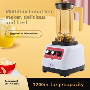 1200W Kommerzieller Eiscrusher Smoothie-Mixer Entsafter 1,2L Edelstahl 304 Variable Geschwindigkeit Hochgeschwindigkeits-Wandbrecher für Milchtee - Product Image 1