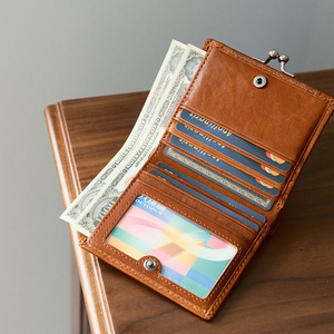 Zenos Genuine Cowhide Leather Kiss Lock Short <b>Wallet</b> for Women, Multi <b>Card</b> Slots <b>Card</b> Holder, Vintage Foldable <b>Small</b> Coin Purse - Product Image 5