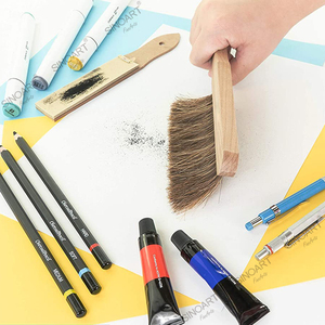 Brosse à main en poils de cheval, vente en gros d'usine, brosses de nettoyage, poils doux, brosse à poussière pour l'art - Product Image 5