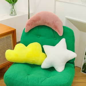 Peluche Mignonne Étoile Lune Nuage, Poupée de Sommeil, Coussin à Câliner, Figurine Animale Douce, Coussin de Canapé, Ornement, Rembourrage en Coton PP - Product Image 2