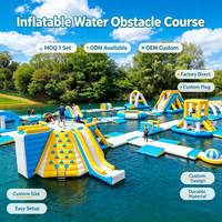 Parcours d'obstacles gonflable pour jeux aquatiques pour enfants, parc aquatique parent-enfant, fournisseur sur mesure