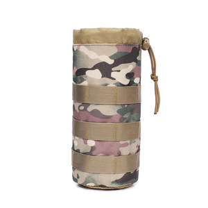 Bolsa de malla táctica personalizada con cordón, de poliéster, camuflaje, para deportes al aire libre, juego de vasos portátiles, gran capacidad - Product Image 5
