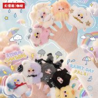 Caja Sorpresa BB3: Mini Peluches Llavero de la Serie Guía del Tiempo de Baby Three, Muñecos de Peluche Anime BB3