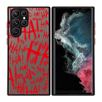 Luxueux texte inspirant amour coeur antichoc TPU PC matériel modèle coque de téléphone pour Samsung Galaxy S24 Plus A52
