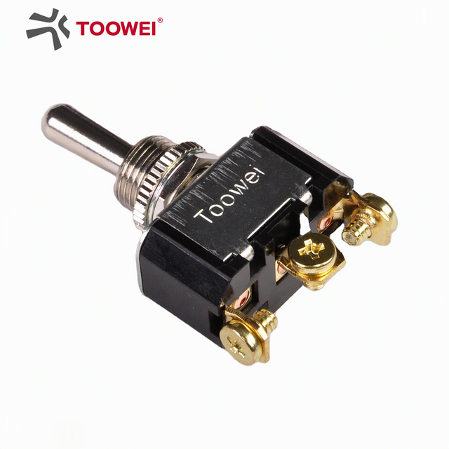 TOOWEI Toggle Switch 3Pin ON-OFF-ON Screw Terminal Single Pole Double Throw Ce RoHS Certified Toggle Switch