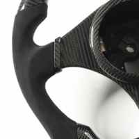 Volante de coche de fibra de carbono personalizado privado para Mitsubishi Evolution 2001 2002 2003 2004 2005 2006 2007 Lancer Evo 7 8 9