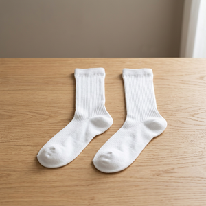 Calzini da donna bianchi, spessi, trasparenti, alla caviglia, traspiranti, lavorati a maglia, tinta unita, per uso quotidiano, stile classico, estivi - Product Image 2