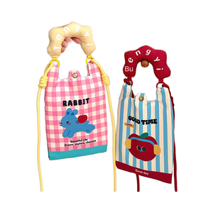 Túi đựng điện thoại di động hoạt hình dễ thương Unisex Polyester Túi đeo chéo di động có dây đeo bên hông Khóa cài để đựng đồ nhỏ - Product Image 2