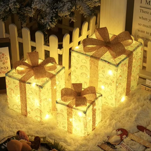 Ensemble de 3 lampes de nuit LED, décoration lumineuse de Noël pour la décoration de mariage et cadeau de fête pour la chambre des filles - Product Image 1