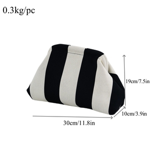Женская полосатая пляжная сумка-клатч - Product Image 2