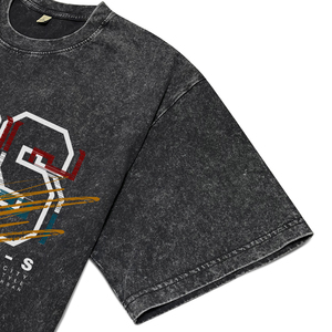 Camisetas de Hombre Oversize con Lavado Ácido y Estampado DTG, Ropa Urbana Personalizada, Camisetas de Algodón Transpirables - Product Image 4