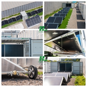 Hj Fotovoltaïsche Container Solar Pv Panel Container Zonne-Energie Systeem Hernieuwbare Energie Oplossingen 100kwh 200kwh - Product Image 2