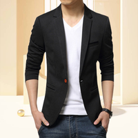 En stock hommes Blazer de haute qualité Angleterre mode Slim Fit Blazer élégant affaires décontracté fête mariage costume manteau
