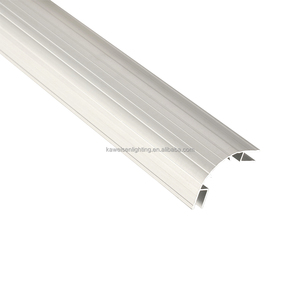 Nhà Sản Xuất Loại Vỏ Tre Cấu Hình Cỡ Lớn Có Sọc 4.3 Rãnh R25 Hồ Sơ Đùn Nhôm Anodizing Góc Hồ Quang - Product Image 3