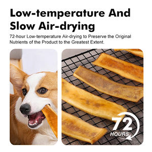 थोक ओएम प्राकृतिक कुत्ता याक त्वचा पालतू पालतू जानवर का इलाज करता है, गोमांस सिर की त्वचा पोषण कुत्ते का इलाज करता है - Product Image 4