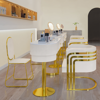 Station de manucure pour salon ultra manucure ensemble table et chaises décoration de salon dépoussiéreur de gros table à ongles