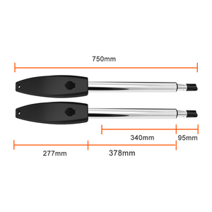 24VDC Piston Drive Tự Động Cửa Khai Thác Năng Lượng Mặt Trời Swing Cổng Opener - Product Image 5