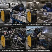 Soudeuse TIG 315P AC/DC à impulsions, 380V, machine à souder à l'arc à l'argon, équipement de soudage TIG MMA pour aluminium et acier inoxydable