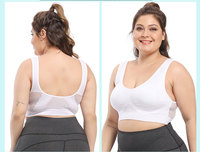 Soutien-gorge de sport pour femmes grandes tailles S-6XL, vêtements de sport, Perfect Aire Coog, maille respirante, sans couture, motif uni, imprimé par transfert thermique, sexy