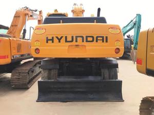 Excavadora de ruedas Hyundai 210W-7/60W-7 usada con descuento para construcción de carreteras - Product Image 5