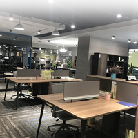 Mobilier de bureau professionnel mélamine MDF bureau de direction meubles personnalisables bureau d'ordinateur commercial bureau de travail maten