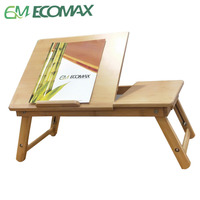 Bureau d'ordinateur en bambou Lit de petit déjeuner Bureau d'ordinateur portable en bambou 100% Meubles en bambou modernes et solides de toutes tailles