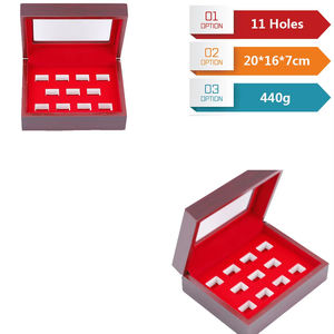 صندوق خشبي عالي الجودة <span class=keywords><strong>2</strong></span> ، <span class=keywords><strong>3</strong></span> ، 4 ، 5 ، 6 ، 7 فتحة صندوق خشبي مخصص لجمع الشعارات التذكارية - Product Image 4