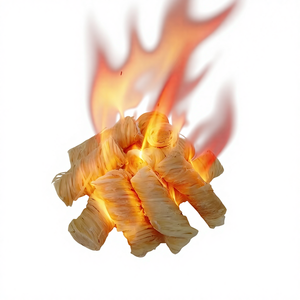 Hot Selling Customizable Outdoor Camping Bonfire Igniter Natural Wood Wool Firelighter <strong>Firestarter</strong> Covers Outdoor Kitchen <strong>BBQ</strong> - Product Image 6