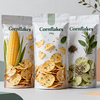 Hot Sale Custom Printed Food Grade High Barrier Metallic Finish Zipper Mylar Bag for Potato Chips Snack Nuts Food Packaging