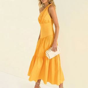 ชุดเดรสฤดูร้อนสไตล์วินเทจสำหรับผู้หญิง แนวลำลอง เซ็กซี่ ทรงเอ ไร้แขน เหมาะสำหรับงานปาร์ตี้ สไตล์ปี 50s 60s พินอัพ ความยาวปานกลาง - Product Image 2