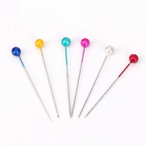 Accessoires d'outils de <span class=keywords><strong>couture</strong></span> épingle à tête de perle multicolore <span class=keywords><strong>couture</strong></span> <span class=keywords><strong>épingles</strong></span> de courtepointe droites pour outil de Quilling - Product Image 3