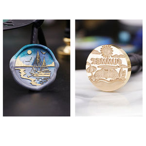 My acket-sellos para la nieve y la montaña, Fondo de jabón para álbum de recortes, lacre, estampado artesanal, papelería, sello de alfabeto, cera de sellado - Product Image 6