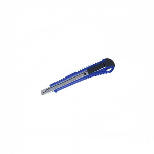 Cuchillo utilitario de acero inoxidable amarillo Wokwell, función de cierre rápido, mango de agarre de goma de cartón, logotipo personalizable para cortar plástico - Product Image 5