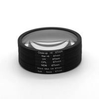 Kit de filtres magnétiques pour appareil photo 67 mm : polarisant, soft focus, starlight, black mist, rayé – pour la photographie de voyage et de rue