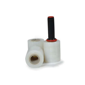 Mini rollo transparente de película elástica manual para embalaje con dispensador (30 piezas) - Product Image 1