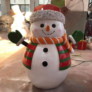 Personalizzabile di natale Candy Cane in fibra di vetro scultura rosso brillante strisce bianche per la casa prato decorazione della festa di natale - Product Image 6