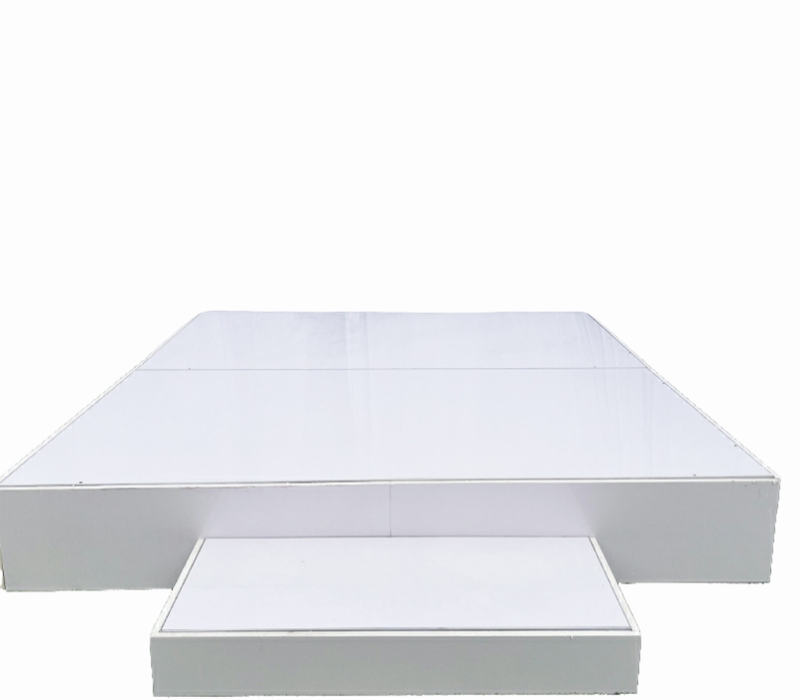 White Portable Wedding Stage Platform Elegant