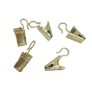 Metal Curtain Clip With Hanging Hook For Curtain Pipe With High Quality In Bulk Price